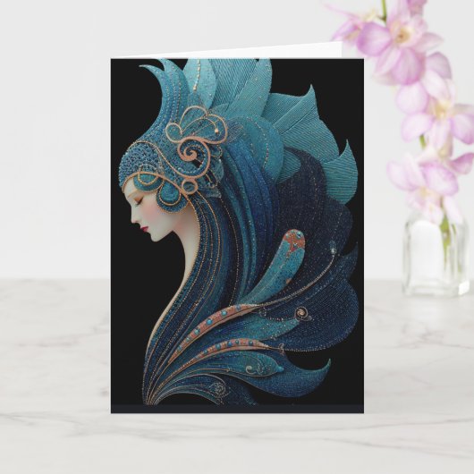 MERMAID NOIR #2 KARTE (Orchidee)