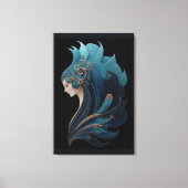 MERMAID NOIR #2 LEINWANDDRUCK (Vorderseite)