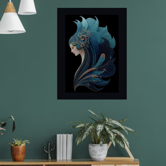 MERMAID NOIR #2 POSTER (Wohnzimmer 1)