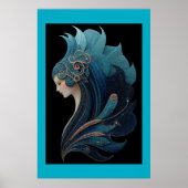 MERMAID NOIR #2 POSTER (Vorne)