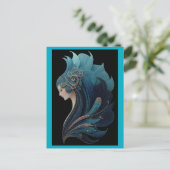 MERMAID NOIR #2 POSTKARTE (Stehend Vorderseite)