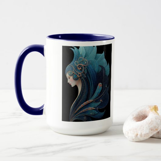 MERMAID NOIR #2 TASSE (Mit Donut)