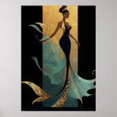 MERMAID NOIR SERIE #1 POSTER (Vorne)