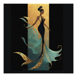 MERMAID NOIR SERIES #1 Postcard Fotodruck