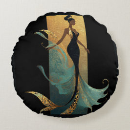 MERMAID NOIR SERIES #1  RUNDES KISSEN