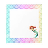 Mermaid Note Pad Notizblock (Vorderseite)