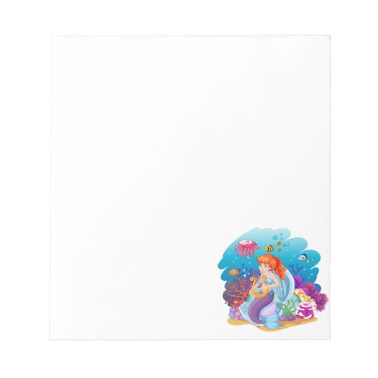 Mermaid Note Pad Notizblock (Vorderseite)