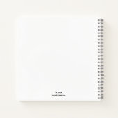 Mermaid-Notebook mit Gedicht "The Dreamer" Notizblock (Rückseite)