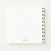 Mermaid-Notebook mit Gedicht "The Endless Sea" Notizblock (Rückseite)