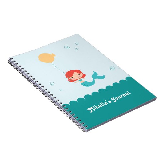 Mermaid Notebook Notizblock (Rechte Seite)