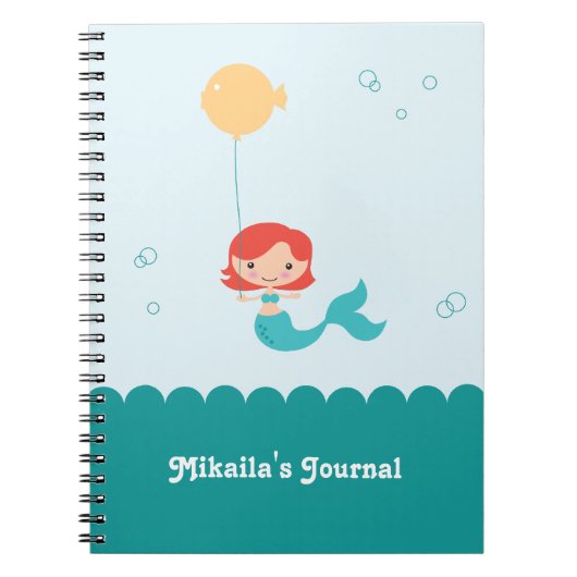 Mermaid Notebook Notizblock (Vorderseite)