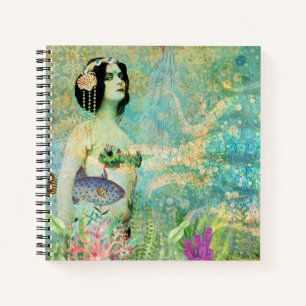 Mermaid-Notebook Notizblock