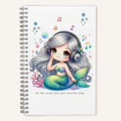 Mermaid Notebook Notizblock (Vorderseite)