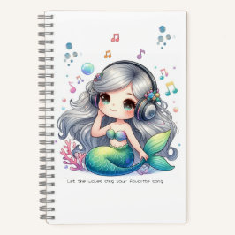 Mermaid Notebook Notizblock