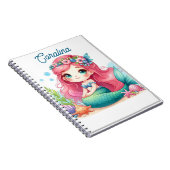 Mermaid Notebook Notizblock (Rechte Seite)