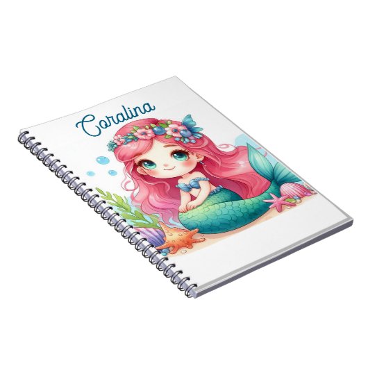 Mermaid Notebook Notizblock (Rechte Seite)