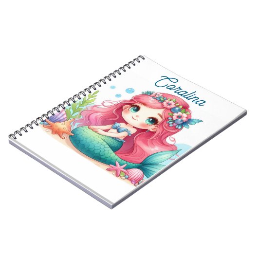 Mermaid Notebook Notizblock (Linke Seite)