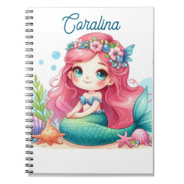 Mermaid Notebook Notizblock