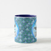 Mermaid Ocean Blue Tasse (Zentrum)