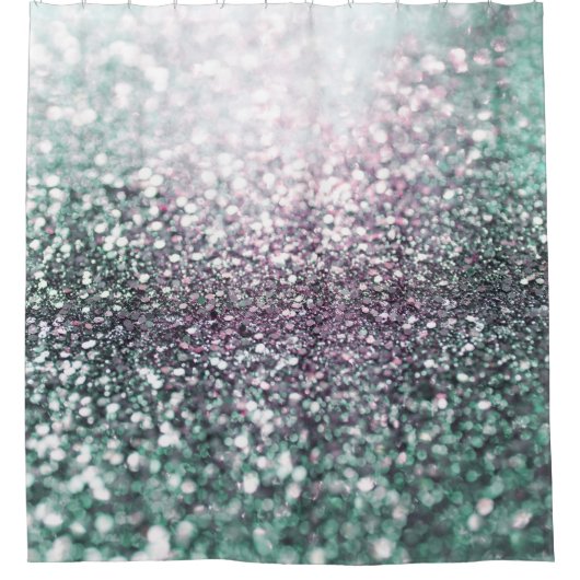 Mermaid Ocean Glitzer Glam #4 (Imitate Glitzer) #a Duschvorhang (Vorderseite)