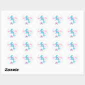 Mermaid Ocean Nautical Party Danke Stickers (Blatt)