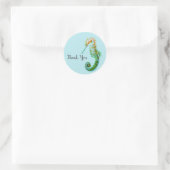 Mermaid Ocean Seepferd Party Danke Stickers (Tasche)