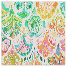MERMAID OF BOLINAS Rainbow Fish Scale Bold Fabric Stoff
