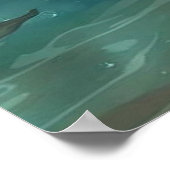 Mermaid of the Island Horizon Poster (Ecke)