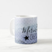Mermaid Off Duty Blue Watercolor Tasse (Vorderseite Links)