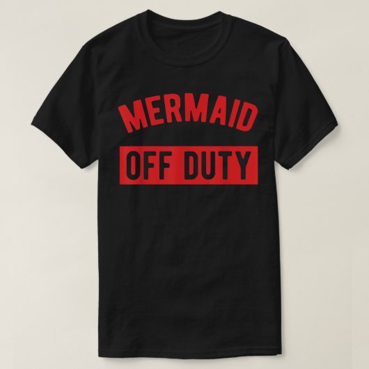 Mermaid Off Duty Girls & Women's Summer T-Shirt (Design vorne)