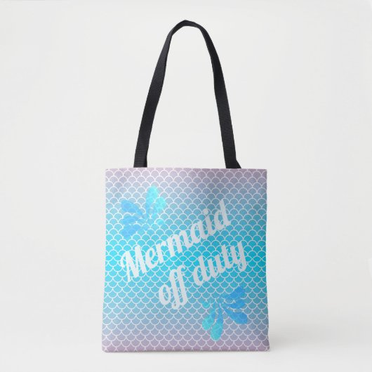 Mermaid Off Duty Gradient Scales Tasche (Vorderseite)