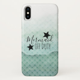 Mermaid Off Duty Green Wassercolor Handy Fall Case-Mate iPhone Hülle