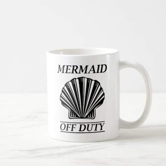 Mermaid Off Duty Kaffeetasse (Rechts)