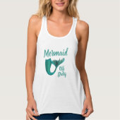 Mermaid Off Duty Mermaid Schwanz Tank Top (Vorderseite)