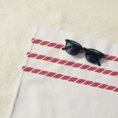 Mermaid Off Duty Personalisiert Strandtuch (Beispiel)