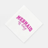 Mermaid Off Duty Serviette (Ecke)