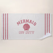 Mermaid Off Duty Strandtuch (Vorderseite)