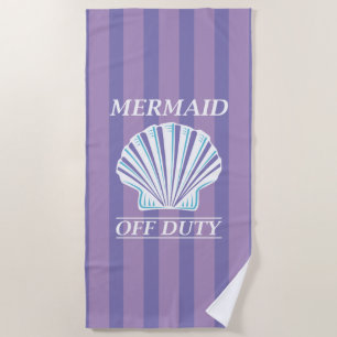 Mermaid Off Duty Strandtuch