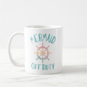 Mermaid Off Duty Tasse, Meerjungfrau-Tasse, Gesche Kaffeetasse (Links)