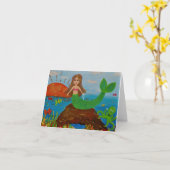 mermaid offerings karte (Gelbe Blume)