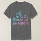 Mermaid Oma Funny Großmutter Familienmatte T-Shirt (Design vorne)