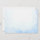 Mermaid Oneder Sea 1. Geburtstag Party Foto Einladung (Rückseite)