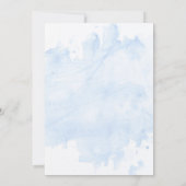 Mermaid Oneder The Sea 1st Birthday Invitation Einladung (Rückseite)