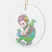 Mermaid Ornament - Mer-Baby (Mädchen) (Links)
