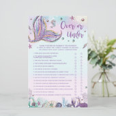 Mermaid Over oder Under Game Baby Shooting Activit (Stehend Vorderseite)