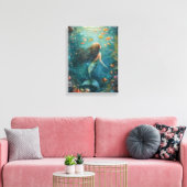 Mermaid Painting Art Leinwanddruck (Insitu (Wohnzimmer))