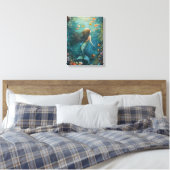 Mermaid Painting Art Leinwanddruck (Insitu (Schlafzimmer))