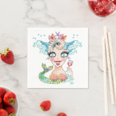 Mermaid Paper Napkin Serviette (Beispiel)