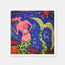 Mermaid Paper Napkin Serviette