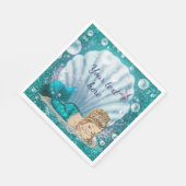 Mermaid Paper Napkins Serviette (Ecke)